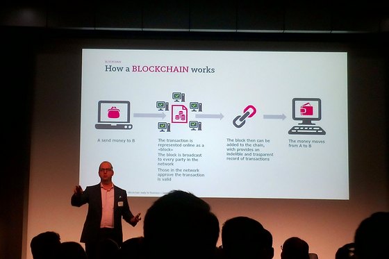 Vortrag darueber wie eine Blockchain arbeitet, Februar 2018