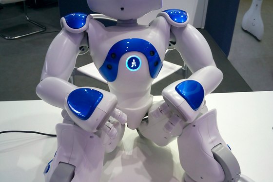 Der Roboter NAO, CeBIT 2017