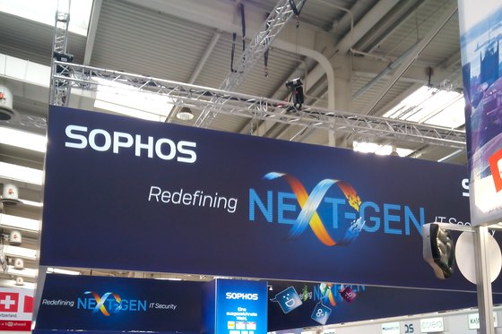 Der Stand von Sophos, CeBIT 2017