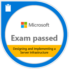 Abzeichen Exam 413 Designing and Implementing a Server Infrastructure