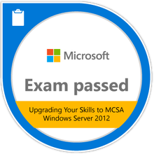 Abzeichen Exam 417 Upgrading to MCSA Windows Server 2012