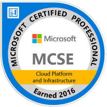 Abzeichen MCSE Cloud Platform and Infrastructure