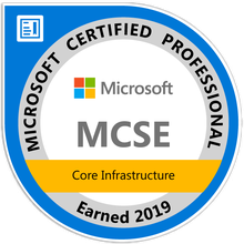 Abzeichen MCSE Core Infrastructure